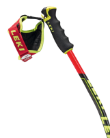 Leki Super G - Downhill, neonred-black-white-yellow