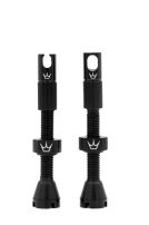 PEATY'S X CHRIS KING (MK2) BLACK TUBELESS VALVES 42MM (PTV2-42-BLK-12)